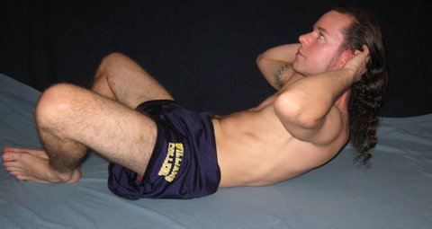 Crunches: Frog Legs (abs)
