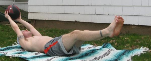Medicine Ball Pass-throughs