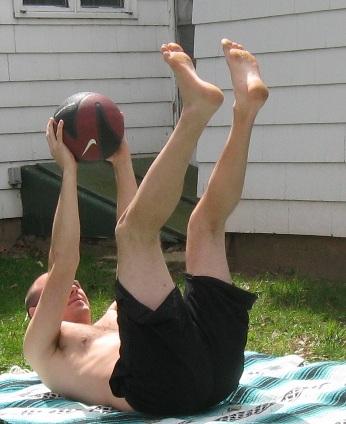 Medicine Ball Pass-throughs