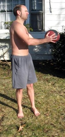 Medicine Ball Standing Twists